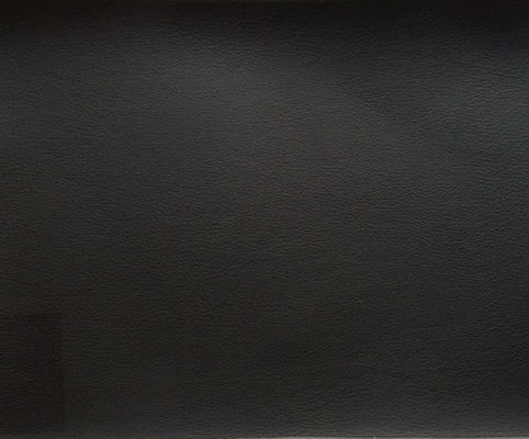 Tissu de tapisserie d'ameublement automatique de la texture 135 de noir de cuir de papier de Faux pour Funiture