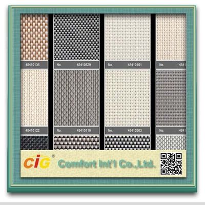 Tissu moderne de rideau en abat-jour de rouleau de tissu d'ombrage de protection solaire, tissu moderne de rideau