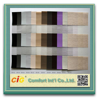 Tissu moderne de rideau en abat-jour de rouleau de tissu d'ombrage de protection solaire, tissu moderne de rideau