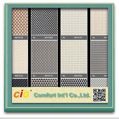 Tissu de rideau en panne d'électricité de rideau en rouleau de zèbre/tissu modernes de rideau avec le polyester et l'acrylique