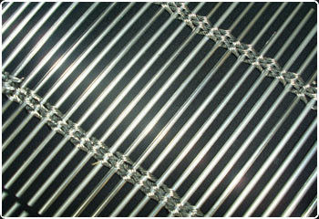 maille décorative en métal de bureau de fabrication de câble de baïonnette de maille de la corde 316L en acier