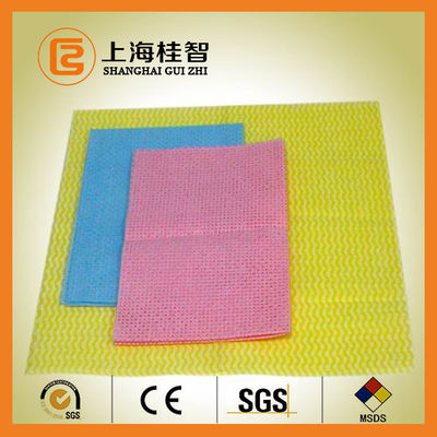 Le Nonwoven non tissé multi de chiffon de nettoyage de but essuie l'absorbant superbe