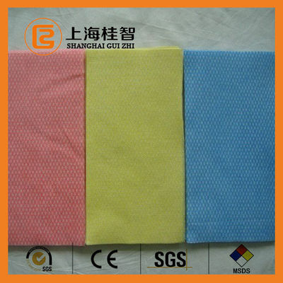 Le Nonwoven de segment essuie les produits non tissés biodégradables dans le rose de noir bleu