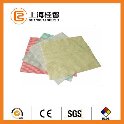 Chiffon de nettoyage non tissé visqueux de polyester pour les verres, 35GSM-100GSM