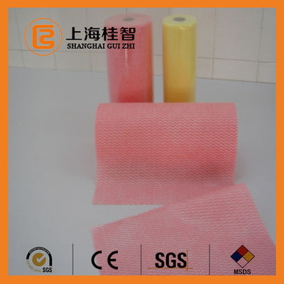 Chiffon de nettoyage non tissé visqueux de polyester pour les verres, 35GSM-100GSM