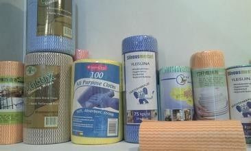 Tissu non-tissé de tissu de Spunlace de petit pain non-tissé absorbant de tissu d'huile