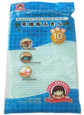 Chiffon de nettoyage non tissé multi de produits d'entretien de but pour la cuisine, le plancher et le verre