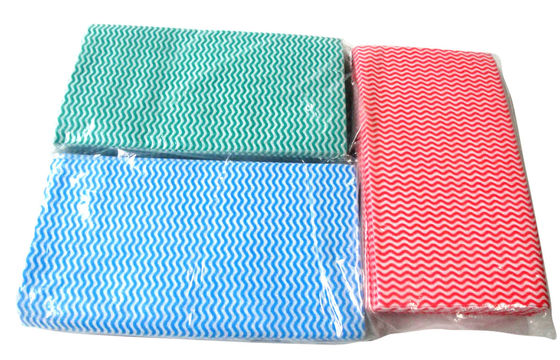 Chiffons de nettoyage non tissés jetables pour l'hôtel, restaurant, bureau