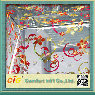 Nappe non-tissée jetable en gros des nappes de PVC/pp pour épouser/hôtel