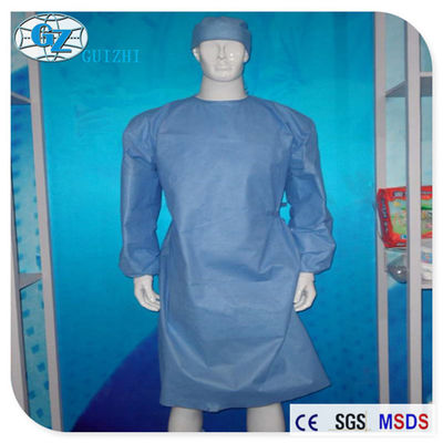 Textile tissé médical non-tissé jetable de robe chirurgicale de pp non pour le docteur
