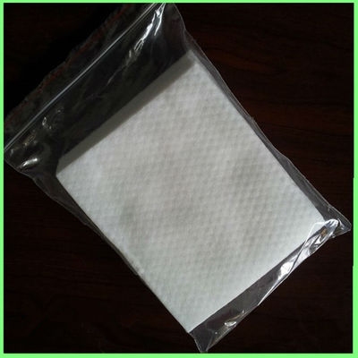 Recouvrement croisé de textile tissé médical matériel de Spunlace d'écouvillon d'alcool non