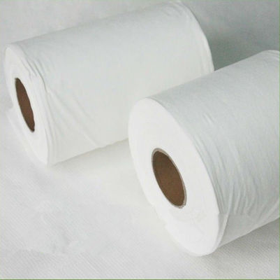 Recouvrement croisé de textile tissé médical matériel de Spunlace d'écouvillon d'alcool non
