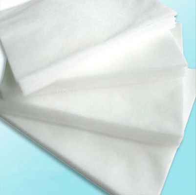 Recouvrement croisé de textile tissé médical matériel de Spunlace d'écouvillon d'alcool non