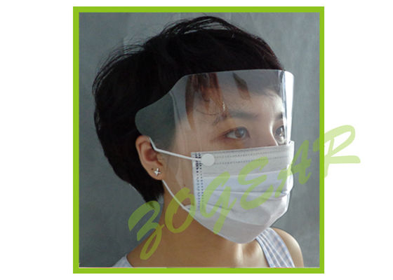 masque protecteur médical non-tissé de pro bouclier de 3 plis, masque protecteur chirurgical blanc